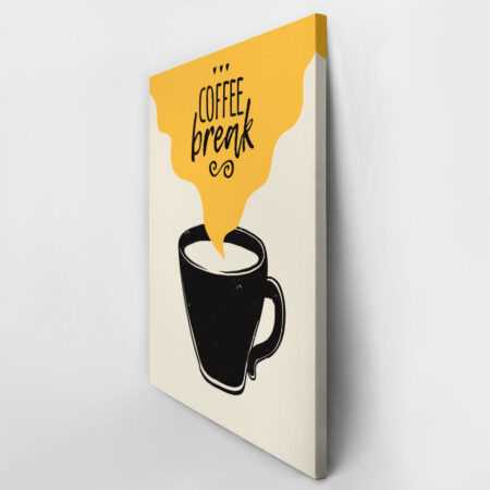 Πινακας σε καμβά COFFEE BREAK - Food and Drink Sticky 3