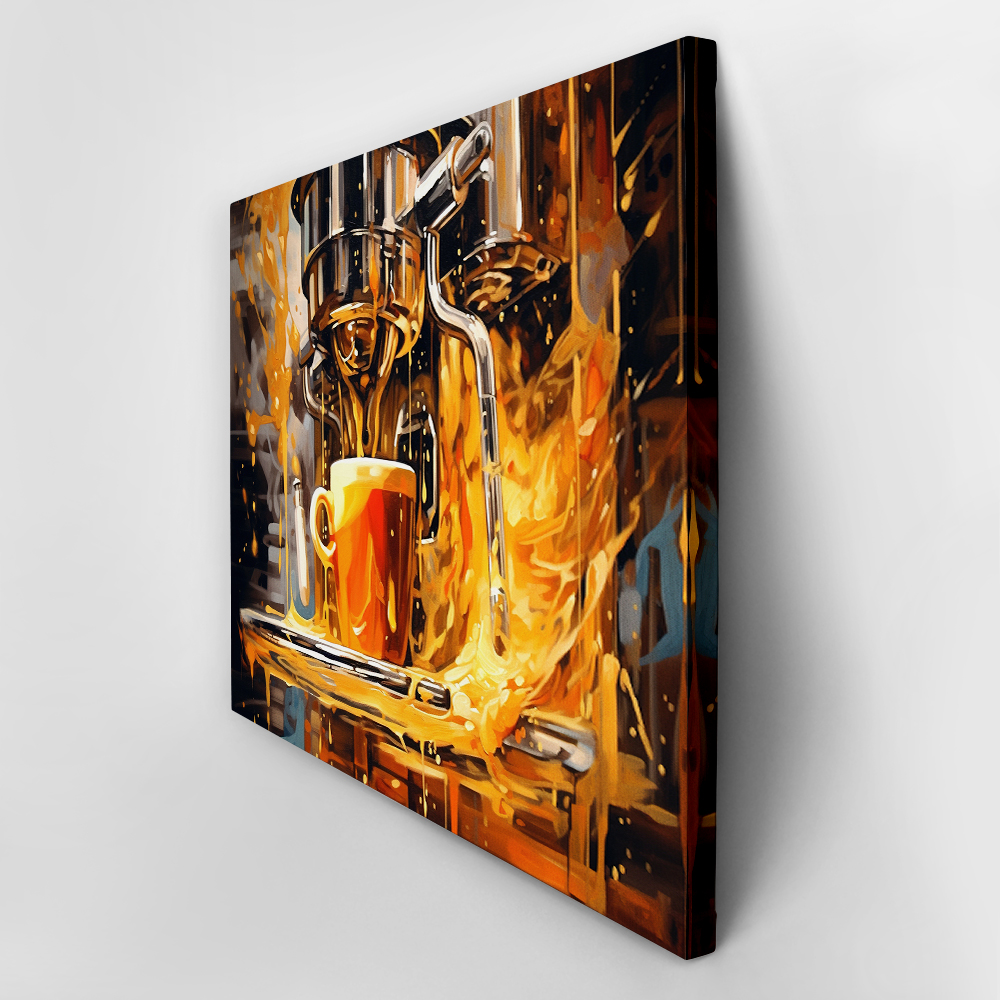 Πινακας σε καμβά COFFEE MACHINE