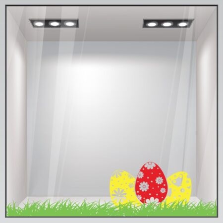 Αυτοκόλλητο Βιτρίνας EASTER 7 - Πασχαλινή βιτρίνα Sticky 1