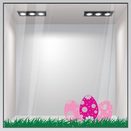 Αυτοκόλλητο Βιτρίνας EASTER 7 - Πασχαλινή βιτρίνα Sticky 3