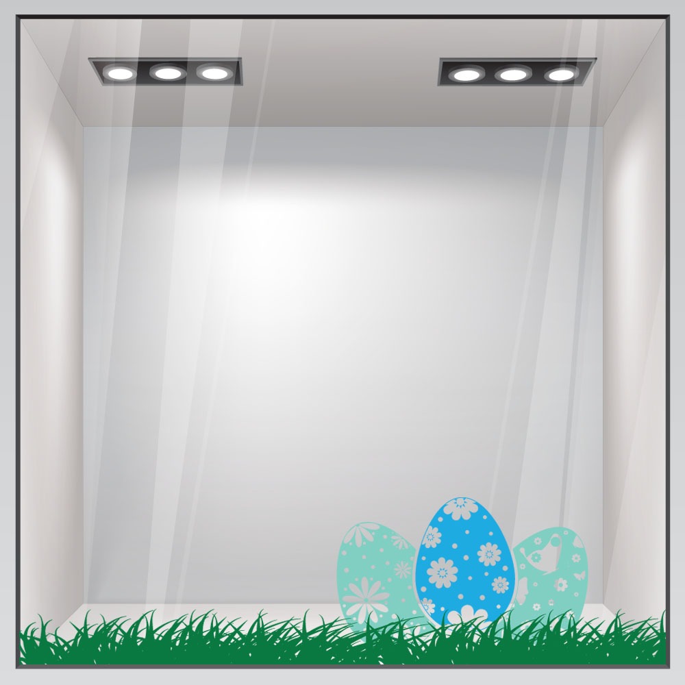 Αυτοκόλλητο Βιτρίνας EASTER 7