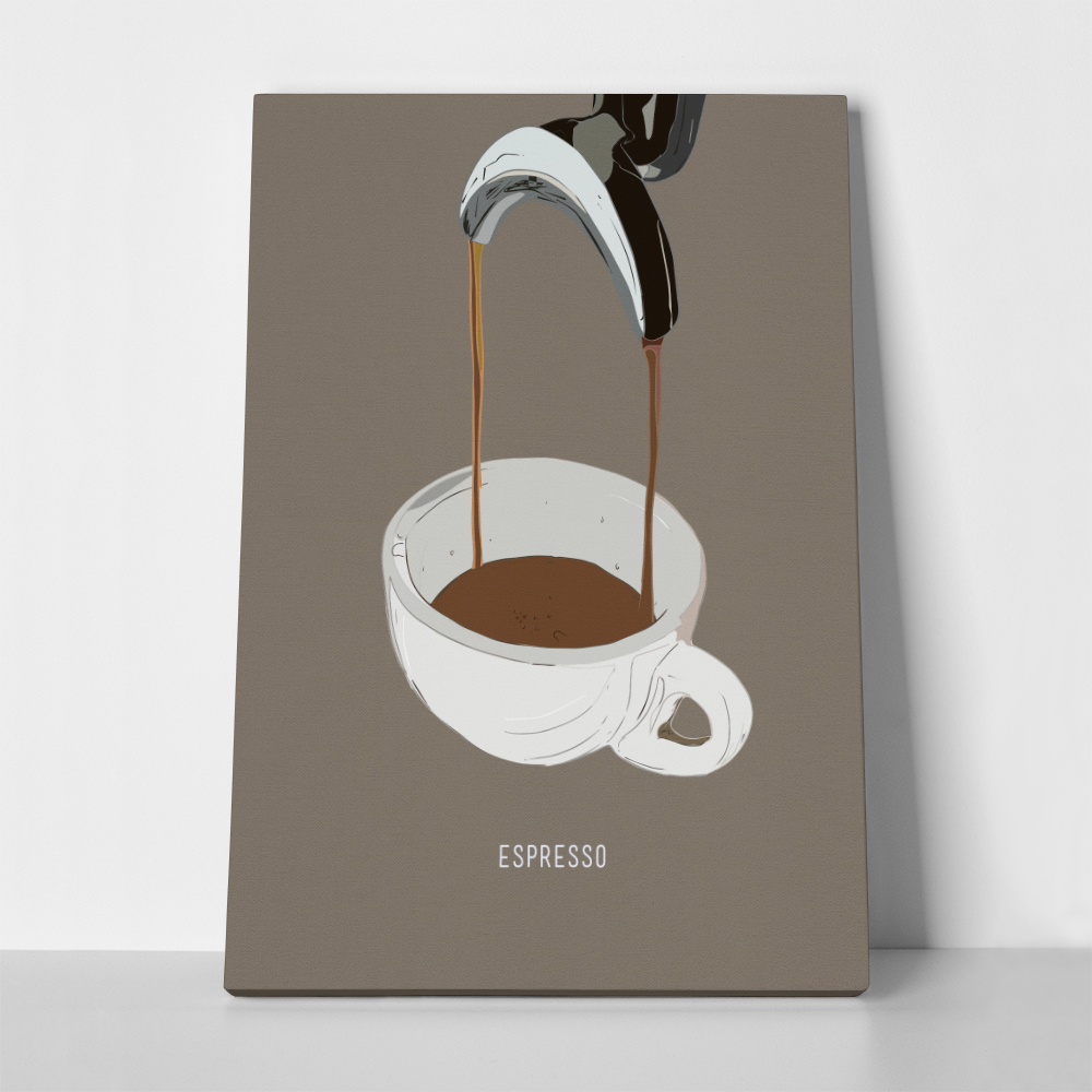 Πινακας σε καμβά ESPRESSO