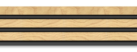 Διακοσμητικό panel τοίχου με 3D πηχακια F4 PIANO πλατος 12.2cm x υψος 2.90m NAT.OAK/BLACK - Πανελ τοίχου με 3D πηχάκια Sticky 8