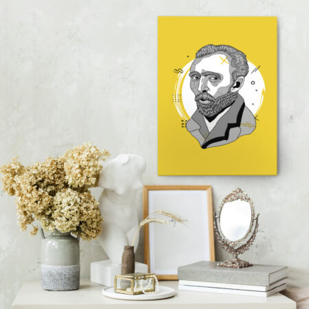 Πινακας σε καμβά GEOMETRIC VINCENT VAN GOGH - Vincent Van Gogh