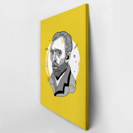 Πινακας σε καμβά GEOMETRIC VINCENT VAN GOGH - Vincent Van Gogh Sticky 3