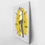 Πινακας σε καμβά GEOMETRIC YELLOW VENUS