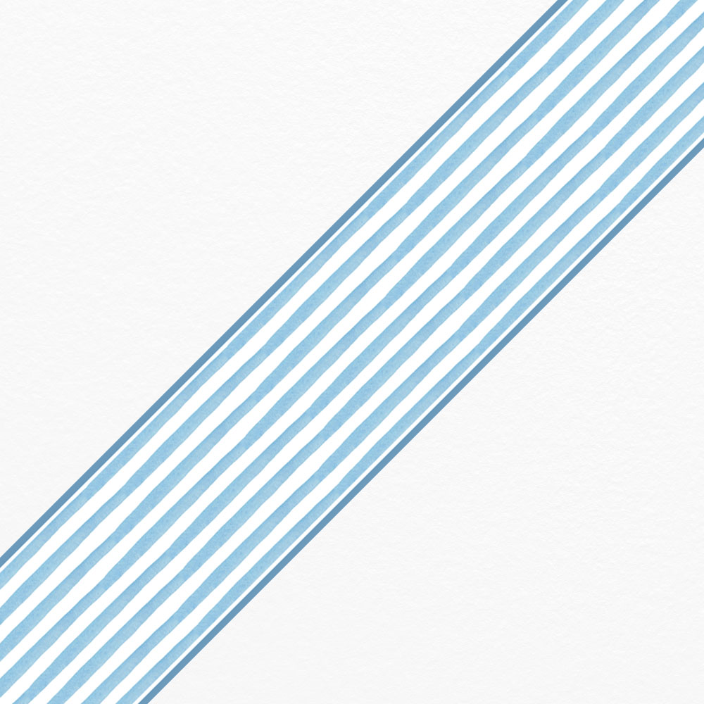 Μπορντούρα τοίχου HAND DRAWN BLUE STRIPES