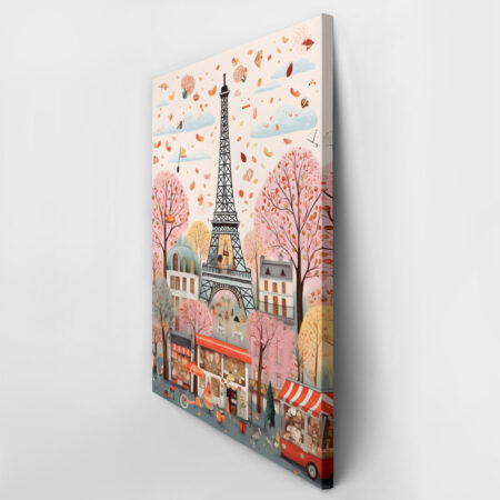 Πινακας σε καμβά HAND DRAWN EIFFEL TOWER - Παρισι Sticky 3