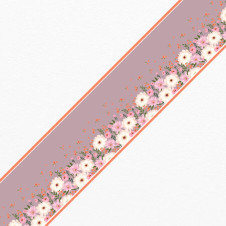 Μπορντούρα τοίχου HAND DRAWN FLORAL 3 - Floral Μπορντουρες Sticky 1