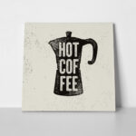 Πίνακας Τετράγωνος HOT COFFEE