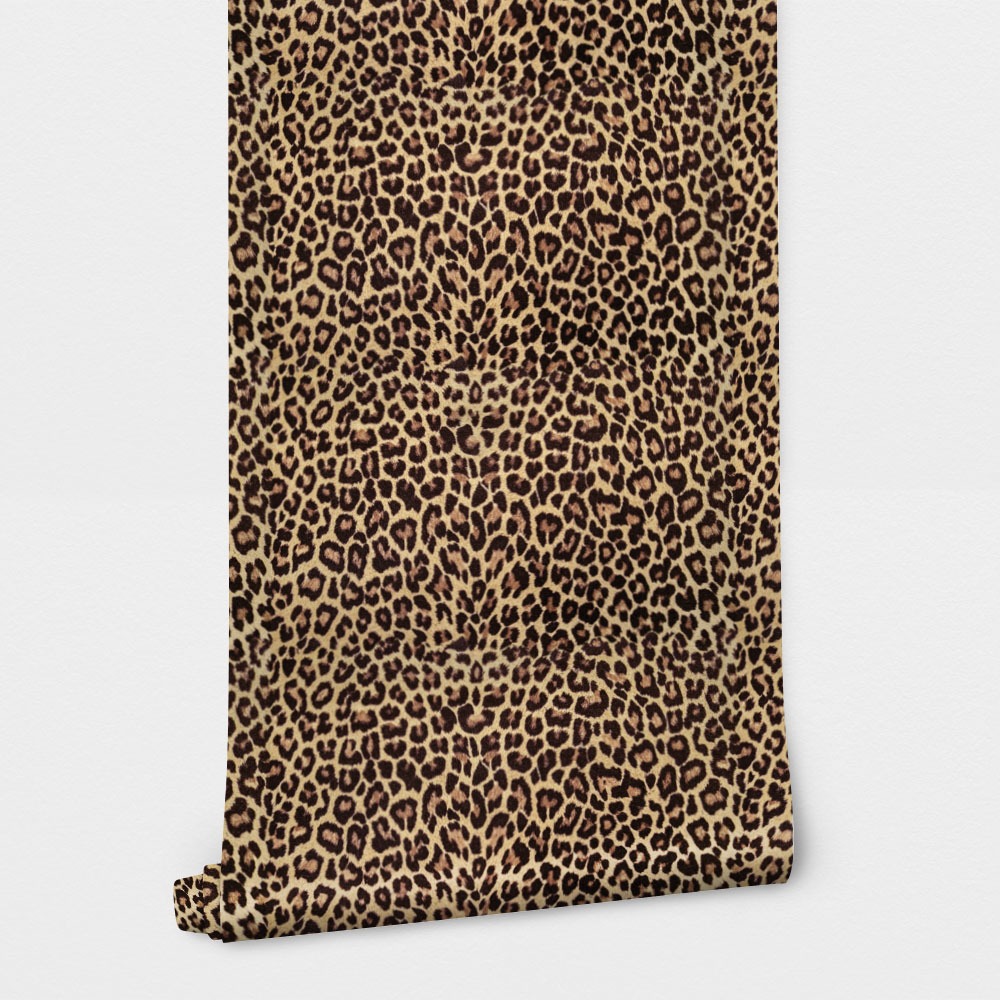Αυτοκόλλητη Ταπετσαρία τοίχου LEOPARD PATTERN
