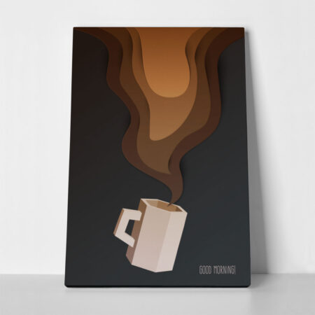 Πινακας σε καμβά MINIMALISTIC COFFEE - Food and Drink Sticky 1
