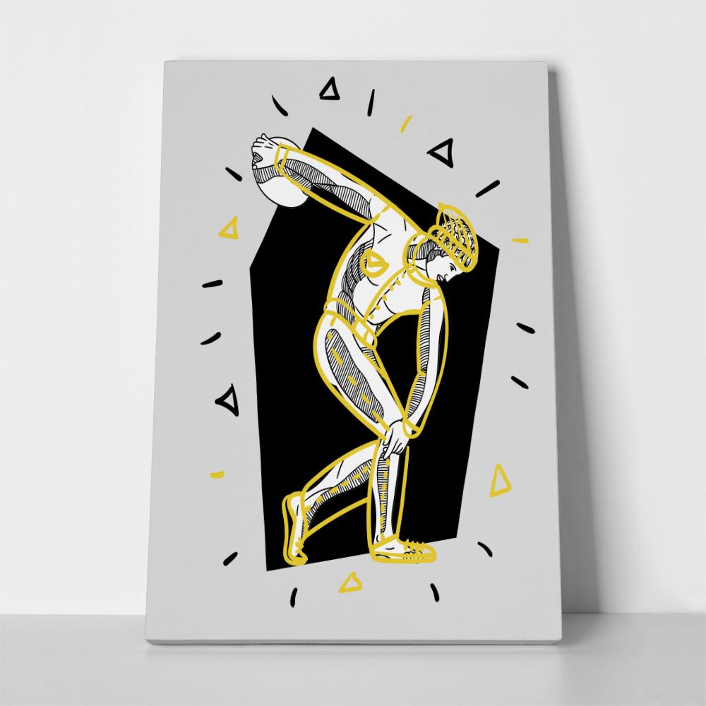 Πινακας σε καμβά MODERN DISCOBOLUS OF MYRON