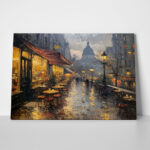 Πινακας σε καμβά PARISIAN CAFE PAINTING