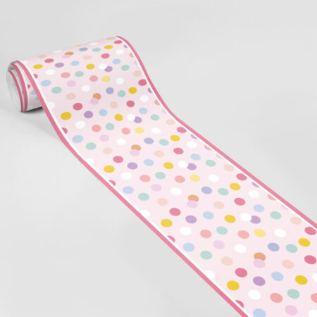 Μπορντούρα τοίχου PASTEL POLKA DOTS - Γεωμετρικες Μπορντουρες