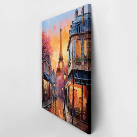 Πινακας σε καμβά ROMANTIC PARIS PAINTING - Παρισι Sticky 3