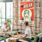 Πινακας σε καμβά TAKE A COFFEE BREAK