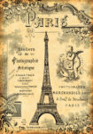 Πινακας σε καμβά VINTAGE PARIS 1900