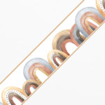 Μπορντούρα τοίχου WATERCOLOR BOHO RAINBOWS