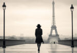 Πινακας σε καμβά WOMAN IN PARIS