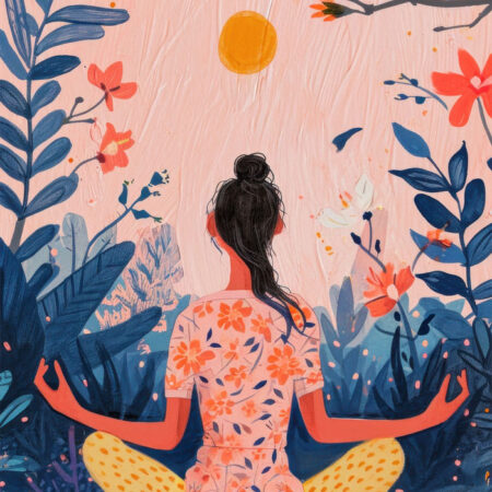 Πινακας σε καμβά YOGA JUNGLE PAINTING - Αθληματα και Χομπυ Sticky 5