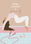 Πινακας σε καμβά YOGA MAKE YOURSELF A PRIORITY