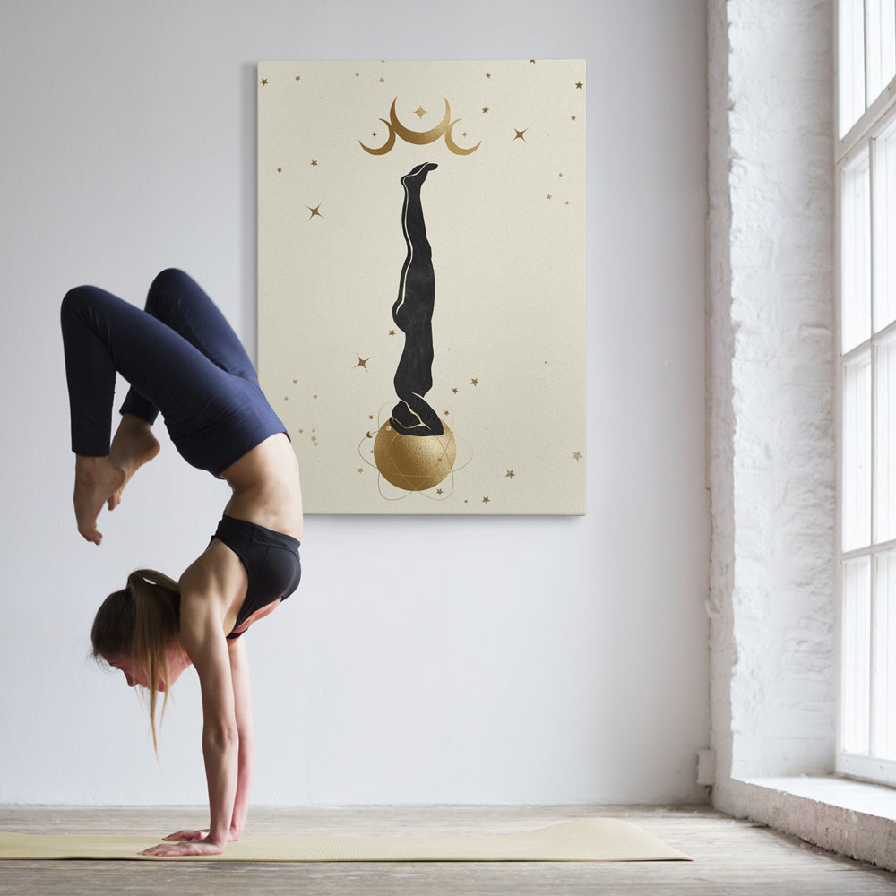 Πινακας σε καμβά YOGA MINDFUL ART