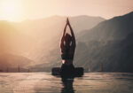 Πινακας σε καμβά YOGA MOUNTAIN PEAK