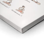 Πινακας σε καμβά YOGA POSES LEVEL 2