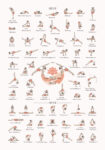 Πινακας σε καμβά YOGA POSES LEVEL 3