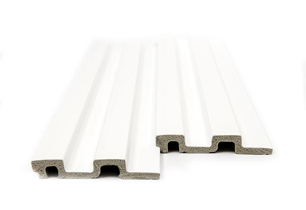Διακοσμητικό panel τοίχου με 3D πηχακια 01 RESIDENCE πλατος 12.2cm x υψος 2.90m WHITE