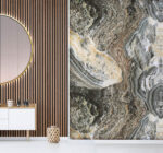 PVC Panel τοιχου 122cm x 280cm x 2,8mm ONYX GREY 870