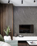 PVC Panel τοιχου 122cm x 280cm x 2,8mm PIETRA GREY 211