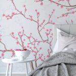 Αυτοκόλλητη Ταπετσαρία τοίχου CHERRY BLOSSOM WITH BIRDS