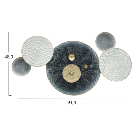 ΔΙΑΚΟΣΜΗΤΙΚΟ ΤΟΙΧΟΥ ΜΕΤΑΛΛΙΚΟ HM7551 91.4x48.9x4.4 - Διακοσμητικά Τοίχου Sticky 1
