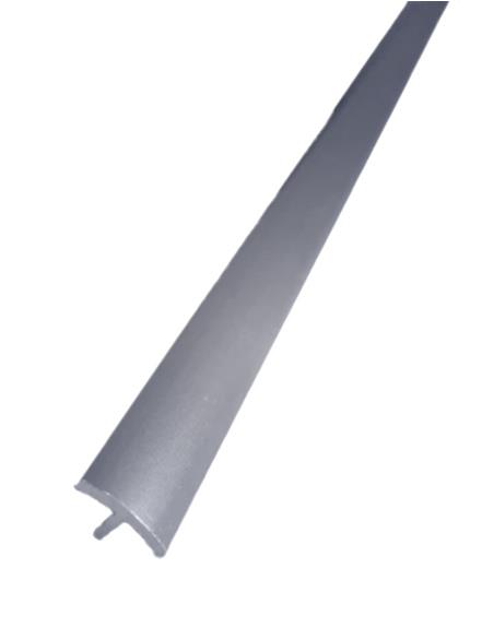 ΠΡΟΦΙΛ ΑΛΟΥΜΙΝΙΟΥ Τ ΕΝΩΣΗΣ Ν02 10mm ΓΙΑ PVC Panel τοιχου