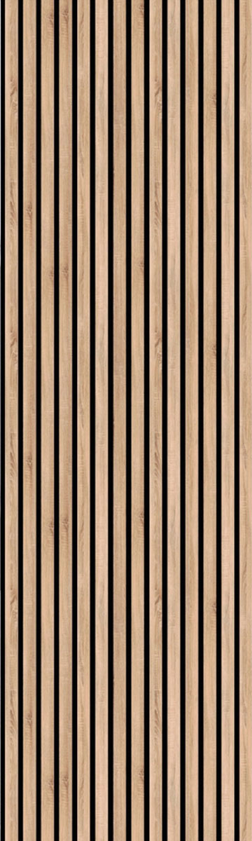 Διακοσμητικό Panel τοίχου με 3D πηχάκια ACOUSTIC 1050 SONOMA OAK Πλάτος 60cm - υψος 278cm - Πάχος 9mm
