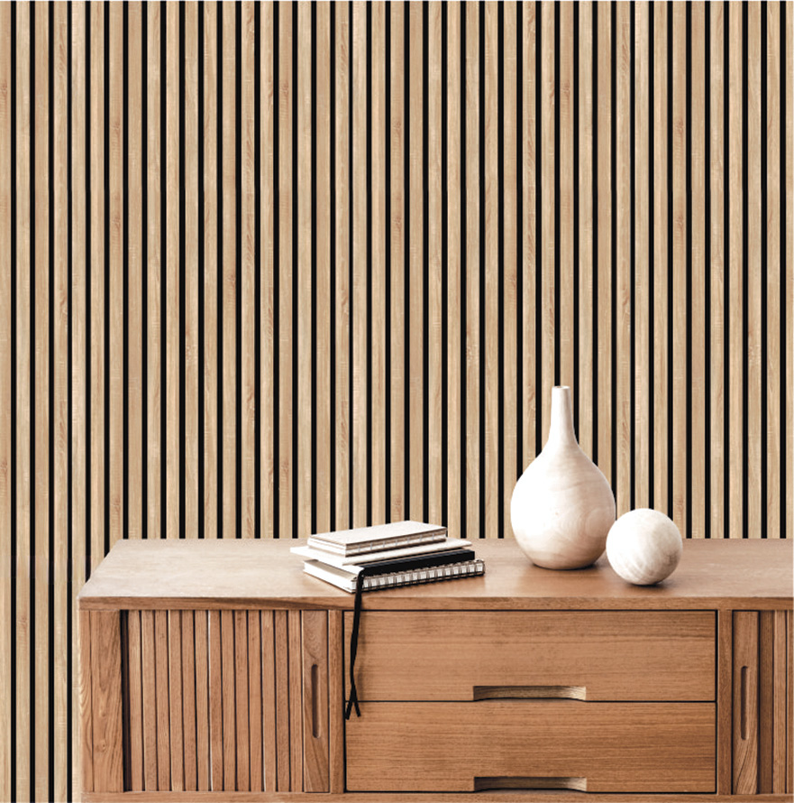 Διακοσμητικό Panel τοίχου με 3D πηχάκια ACOUSTIC 1050 SONOMA OAK Πλάτος 60cm - υψος 278cm - Πάχος 9mm