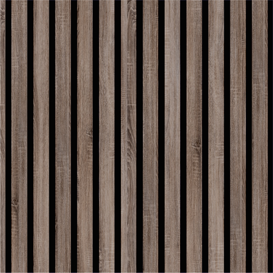 Διακοσμητικό Panel τοίχου με 3D πηχάκια ACOUSTIC 3040 VINTAGE OAK Πλάτος 60cm - υψος 278cm - Πάχος 9mm