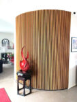 Διακοσμητικό Panel τοίχου με 3D πηχάκια ACOUSTIC 8090 PECAN Πλάτος 60cm - υψος 278cm - Πάχος 9mm