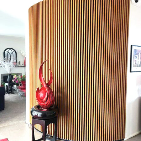 Διακοσμητικό Panel τοίχου με 3D πηχάκια ACOUSTIC 8090 PECAN Πλάτος 60cm - υψος 278cm - Πάχος 9mm - Πανελ τοίχου με 3D πηχάκια Sticky 4