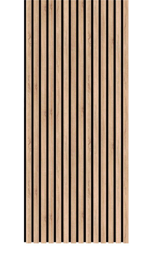 Διακοσμητικό Panel τοίχου με 3D πηχάκια ACOUSTIC 4055 SONOMA OAK Πλάτος 60cm - υψος 278cm - Πάχος 20mm