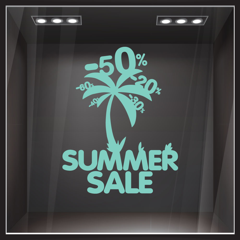 Αυτοκoλλητο Eκπτωσεων PALM SALES