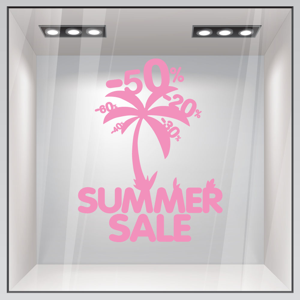 Αυτοκoλλητο Eκπτωσεων PALM SALES