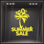 Αυτοκoλλητο Eκπτωσεων PALM SALES