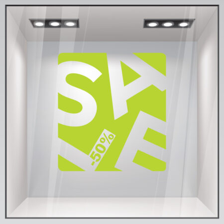 Αυτοκολλητο Εκπτωσεων SALE BOX - Καλοκαιρινή βιτρίνα Sticky 3