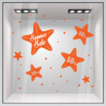 Αυτοκoλλητο Eκπτωσεων SALE STARFISH
