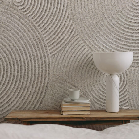 Αυτοκόλλητη Ταπετσαρία τοίχου SAND ZEN PATTERN - Απομίμηση υλικών