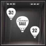 Αυτοκολλητο Εκπτωσεων SUMMER BALLOONS SALE