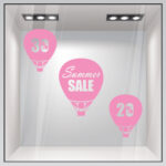 Αυτοκολλητο Εκπτωσεων SUMMER BALLOONS SALE